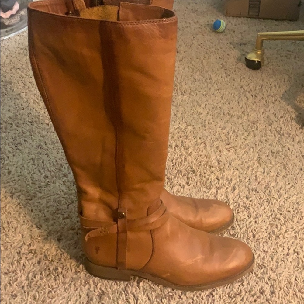 Melissa Frye Buckle boots EXTRA EXTENDED CALF.